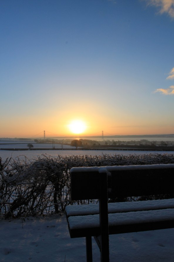 Humber Bridge, East Yorkshire, Bridge, Sunrise