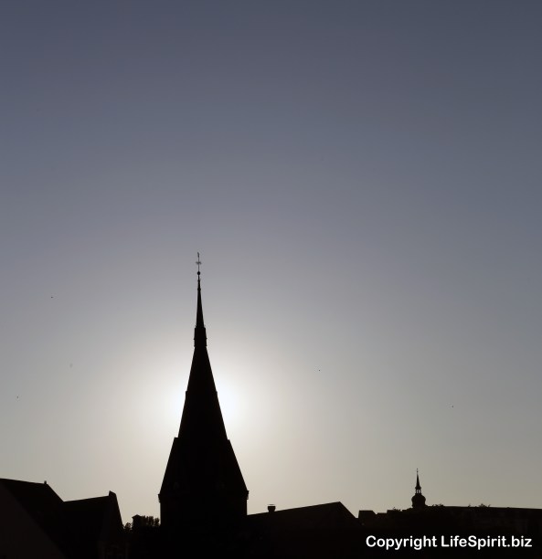 Spire, Church, Germany, Flensburg, Mark Conway, Life Spirit